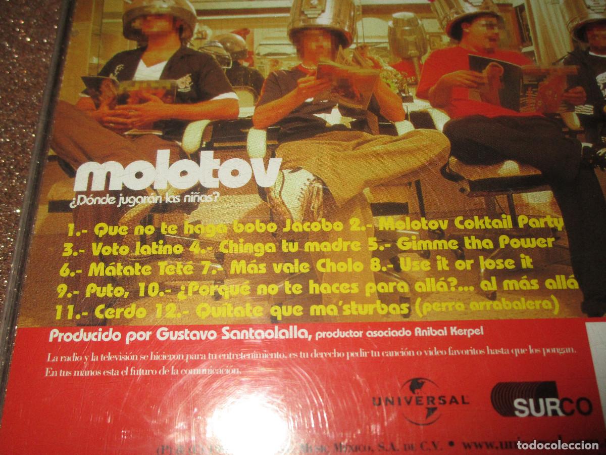 estoy de acuerdo con ponerse en cuclillas cama molotov ( ¿ donde jugaran las niñas ? ) - cd - - Comprar CD de Música Hip  hop no todocoleccion