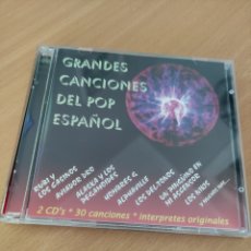 CDs de Música: 2CDS GRANDES CANCIONES POP ESPAÑOL. HOMBRES G, NIKIS, ALASKA, SEX MUSEUM, AVIADOR DRO, ALPHAVILLE...