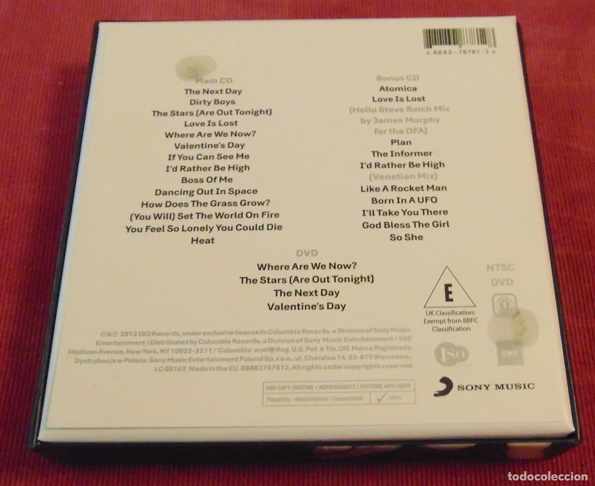 CDs de m&uacute;sica: David Bowie &ndash; The Next Day Extra - 2 cd - 1 dvd y libretos - Foto 2