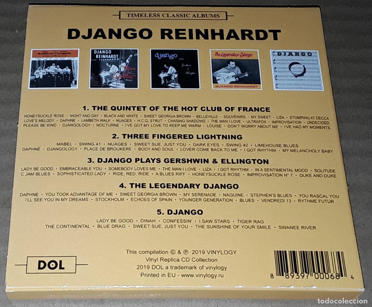 CDs de m&uacute;sica: 5 CD - DJANGO REINHARDT - TIMELESS CLASSICS ALBUMS - Foto 2
