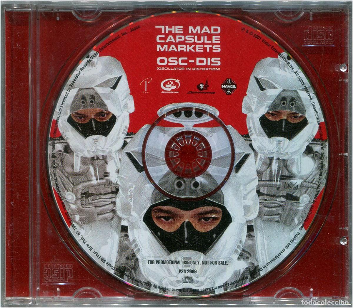 CD de M&uacute;sica: The Mad Capsule Markets &lrm;&ndash; OSC-DIS (Oscillator In Distortion) - CD promo US 2001 - Palm Pictures &lrm;