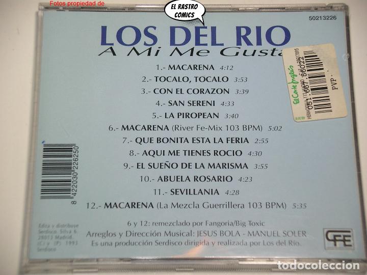 CDs de m&uacute;sica: Los del R&iacute;o, A m&iacute; me gusta, CD Serdisco, 1993 - Foto 2