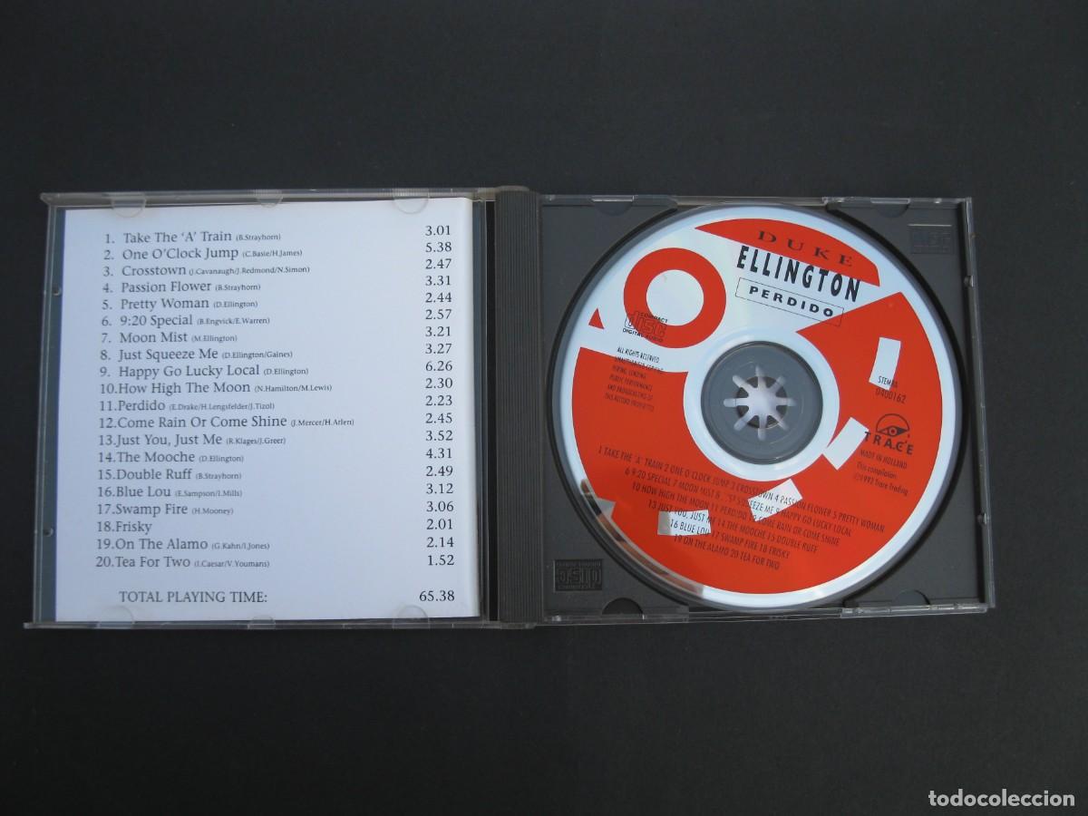 CDs de m&uacute;sica: CD - DUKE ELLINGTON - PERDIDO - TRACE TRADING - A&Ntilde;O 1992. - Foto 2