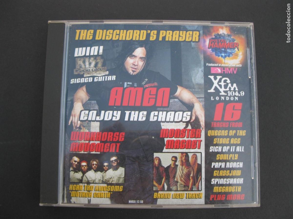 CDs de m&uacute;sica: CD - METAL HAMMER - ISSUE 81 - DECEMBER 2000. - Foto 1
