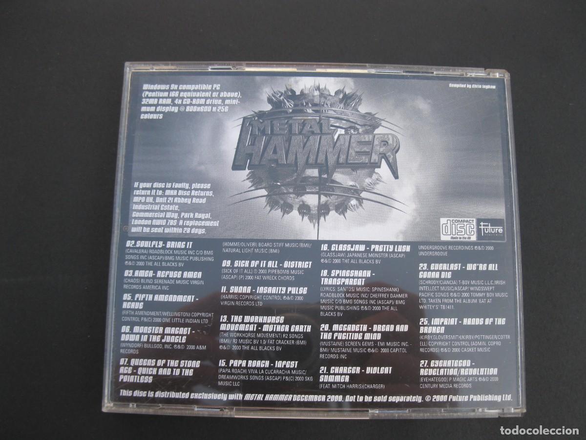 CDs de m&uacute;sica: CD - METAL HAMMER - ISSUE 81 - DECEMBER 2000. - Foto 3