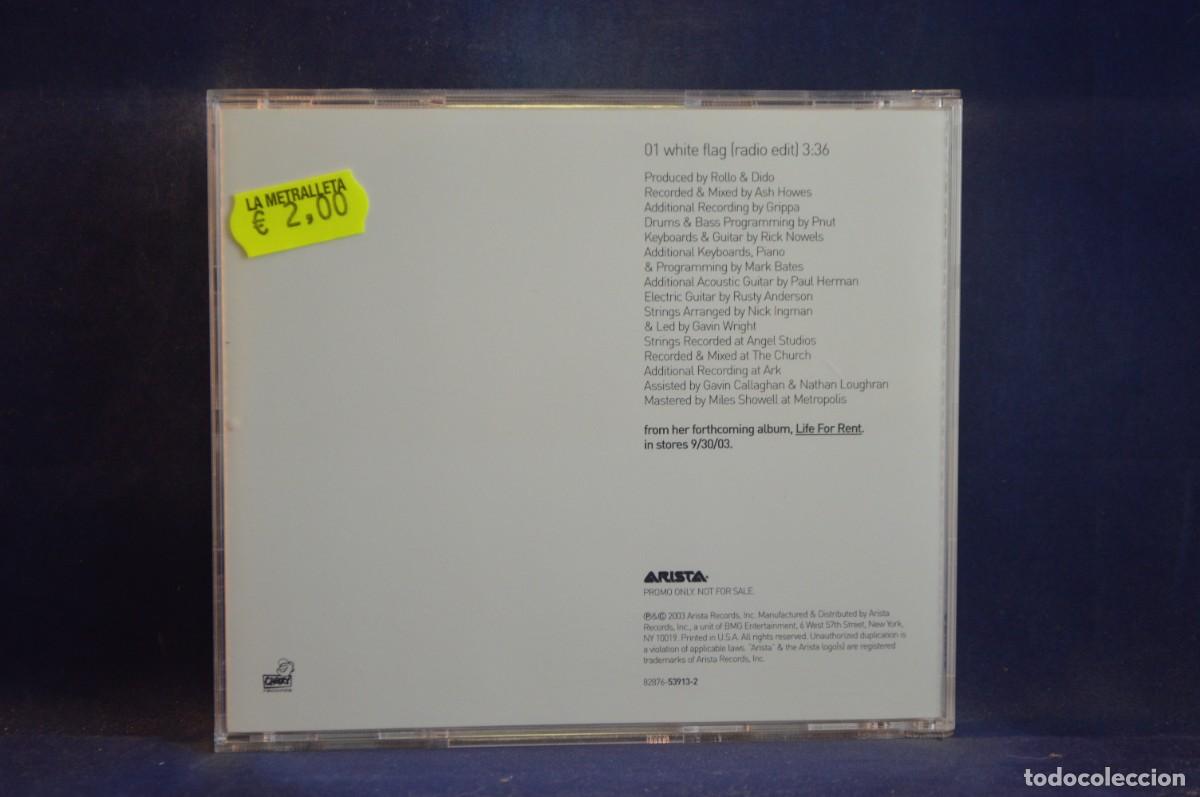 CDs de m&uacute;sica: DIDO - WHITE FLAG - CD SINGLE (PROMO) - Foto 2