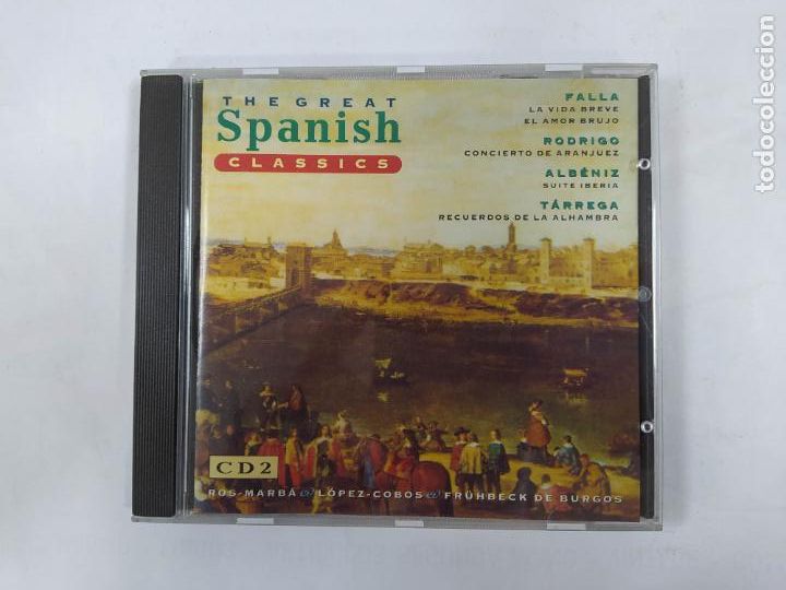 CDs de m&uacute;sica: THE GREAT SPANISH CLASSICS. CD. TDKCD209 - Foto 1