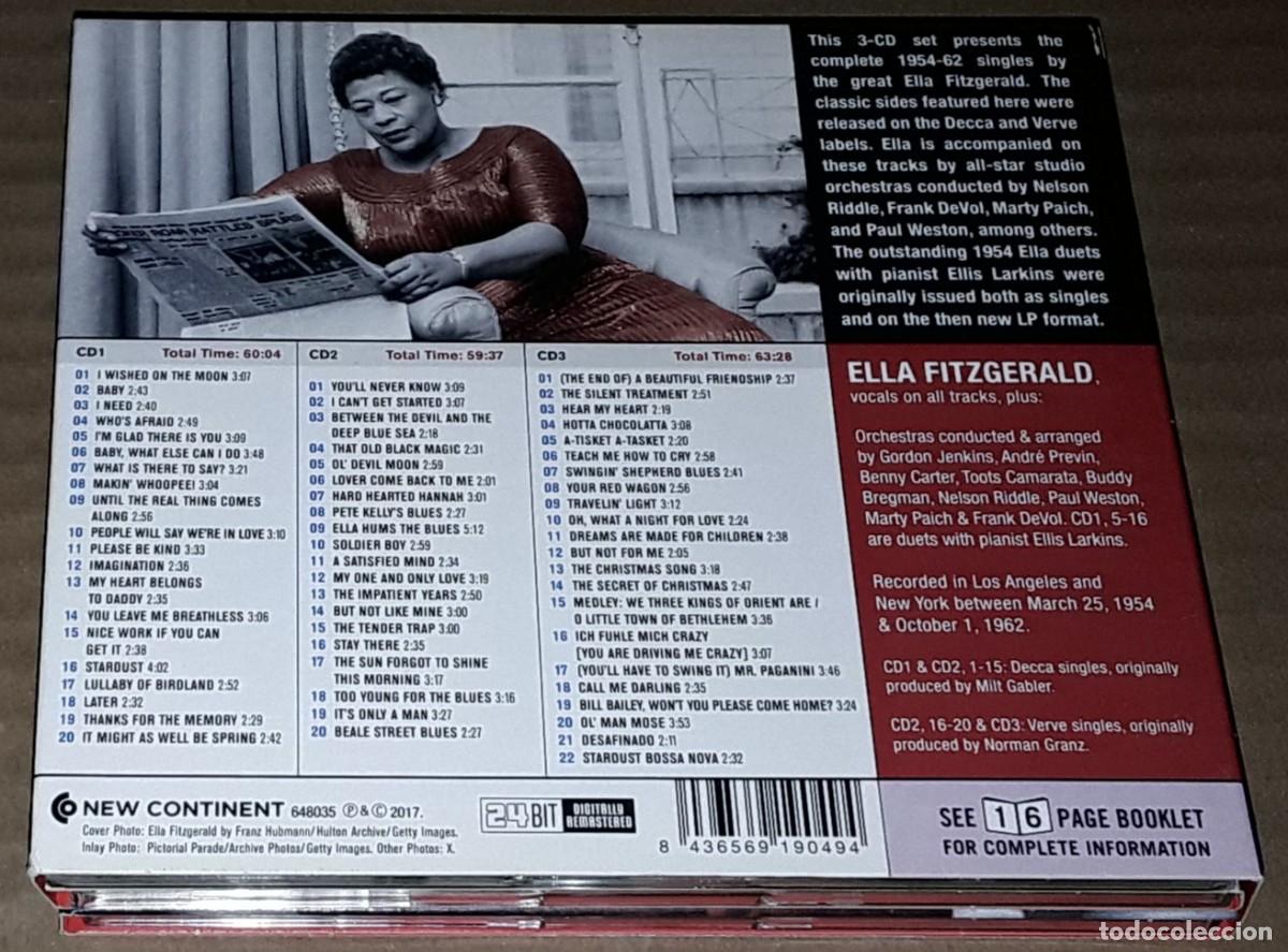CDs de m&uacute;sica: 3 CD - ELLA FITZGERALD - THE SINGLES - Foto 4