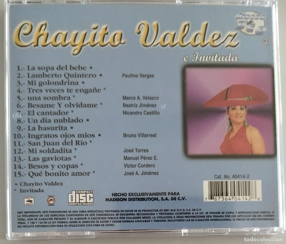 CDs de m&uacute;sica: CHAYITO VALDEZ E INVITADA - Foto 2