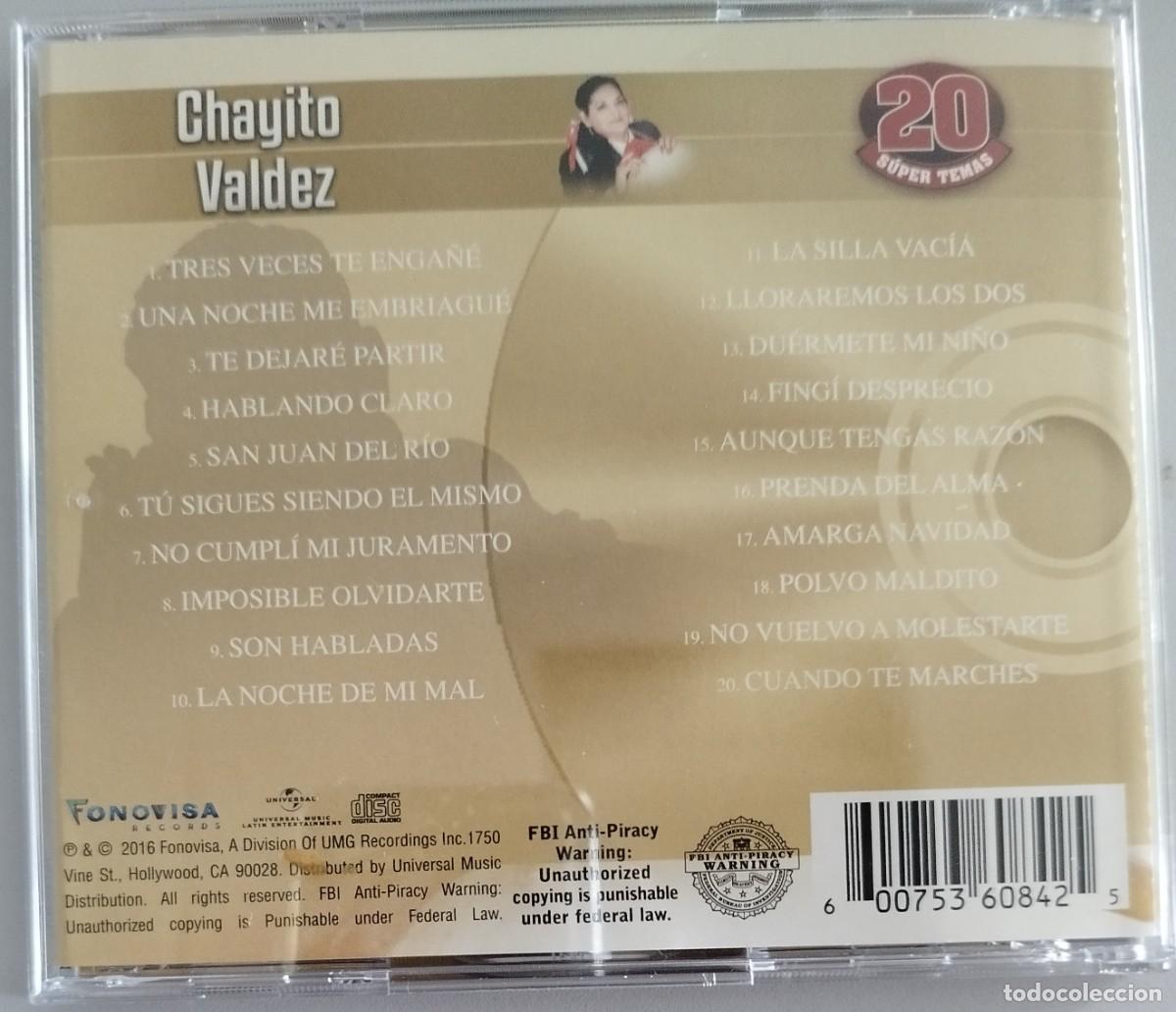 CDs de m&uacute;sica: CHAYITO VALDEZ, HISTORIA DE LOS EXITOS - Foto 2