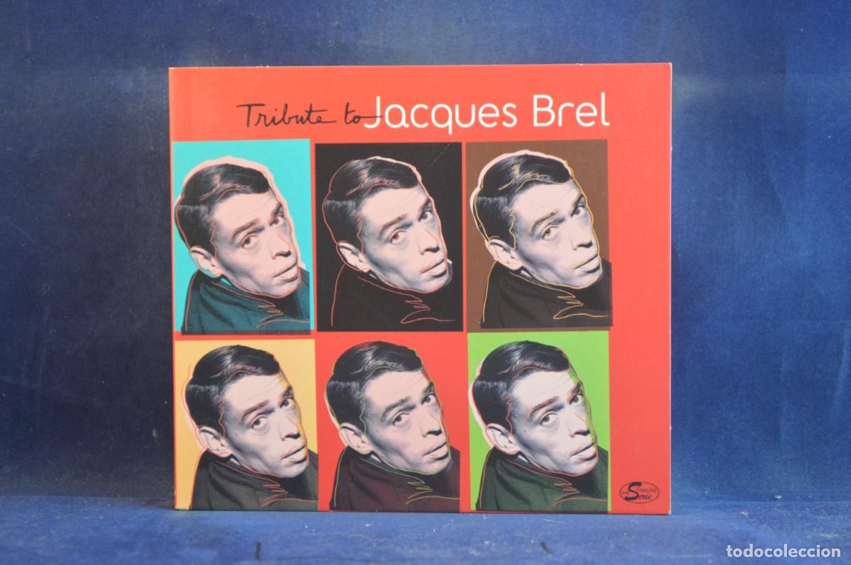 CDs de m&uacute;sica: JACQUES BREL & VARIOUS - TRIBUTE TO JACQUES BREL - 2 CD - Foto 1