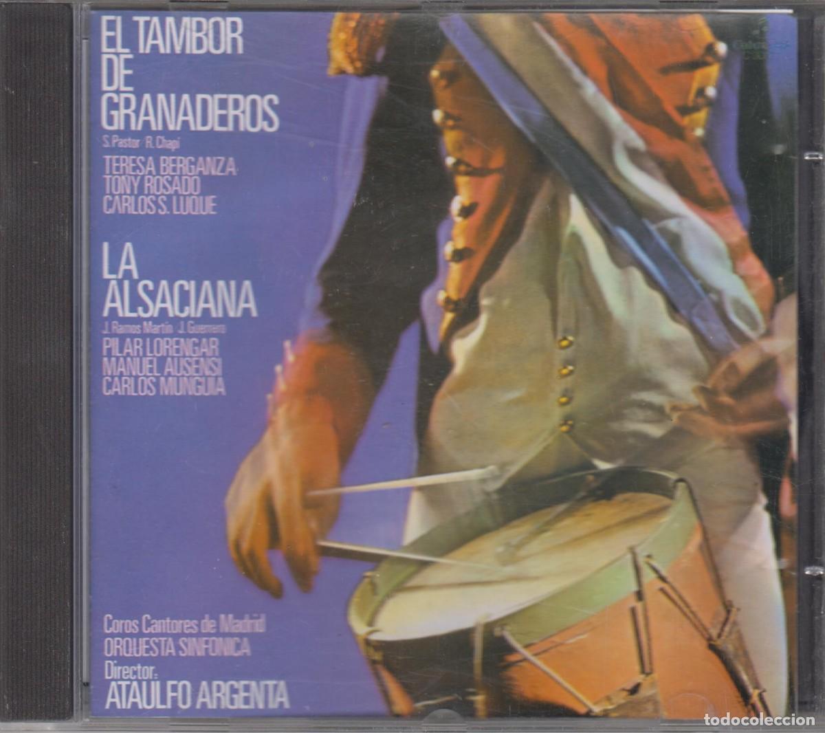Musik-CDs: El tambor de Granaderos / La Alsaciana cd 1987 Alhambra zarzuela