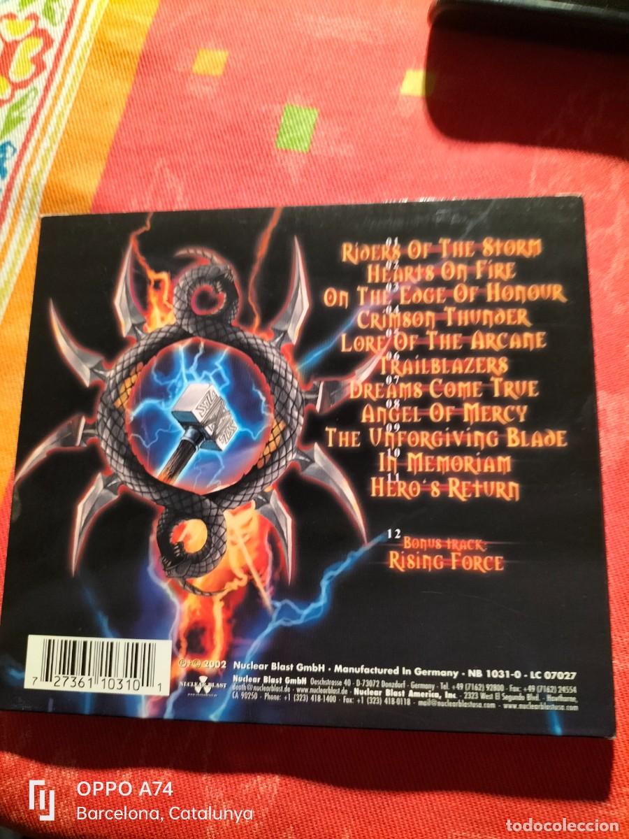 CDs de m&uacute;sica: RAR CD. HAMMERFALL. CRIMSON THUNDER. DIGIPACK - Foto 2