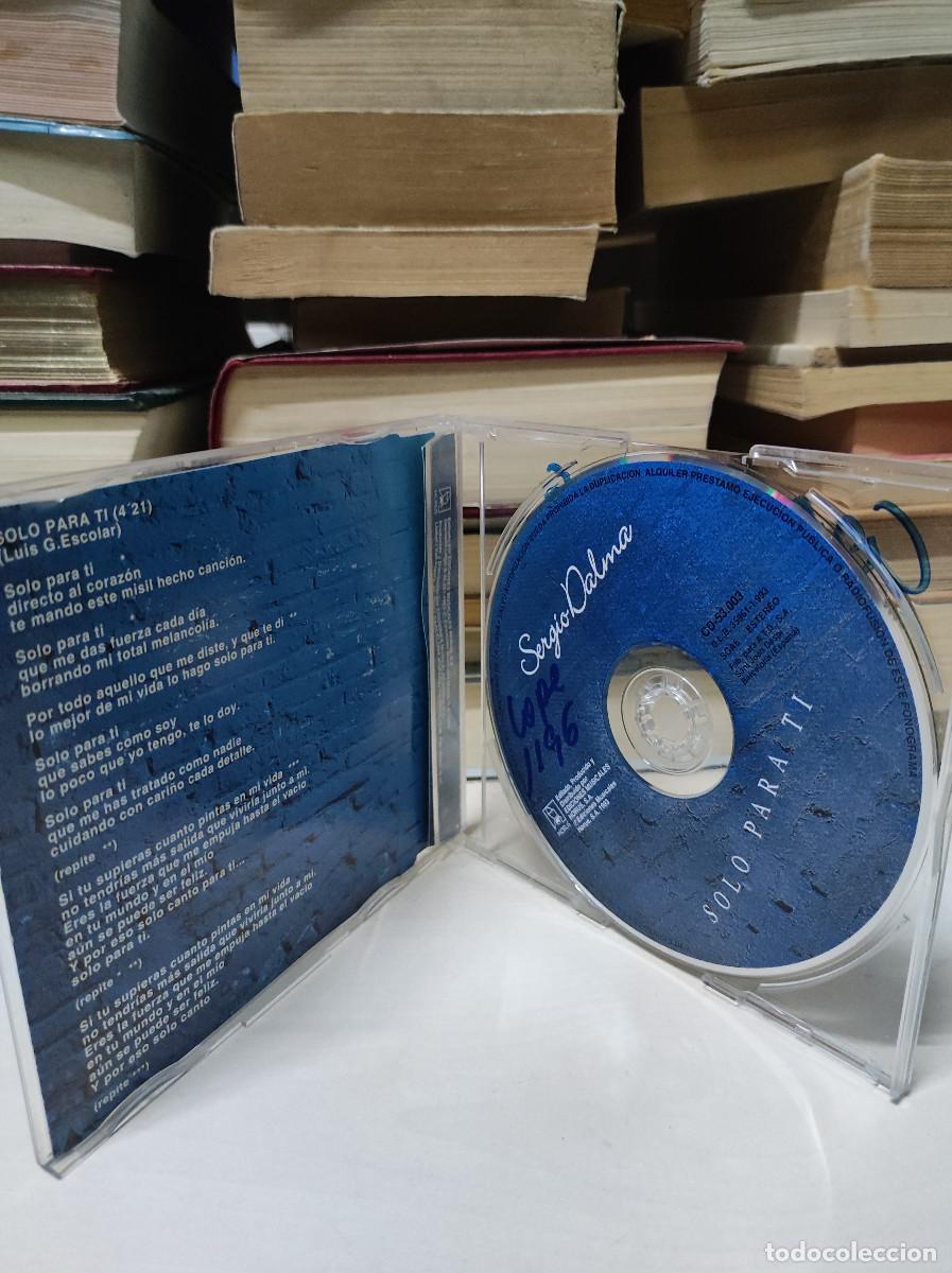 CDs de m&uacute;sica: Sergio Dalma &ndash; Solo Para Ti - Foto 2