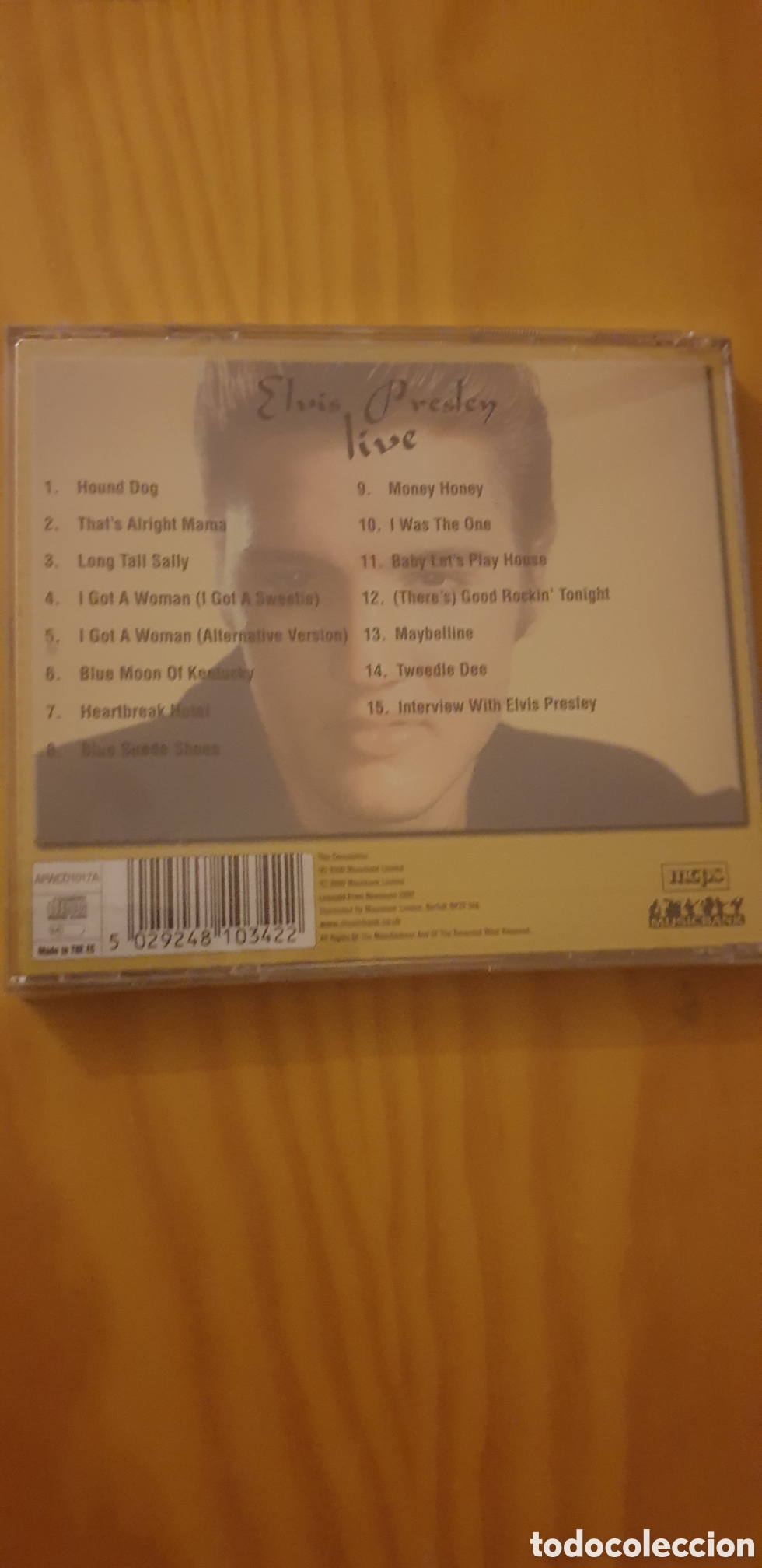 CDs de m&uacute;sica: Disco cd Elvis Presley &rdquo;Live&rdquo; nuevo - Foto 2