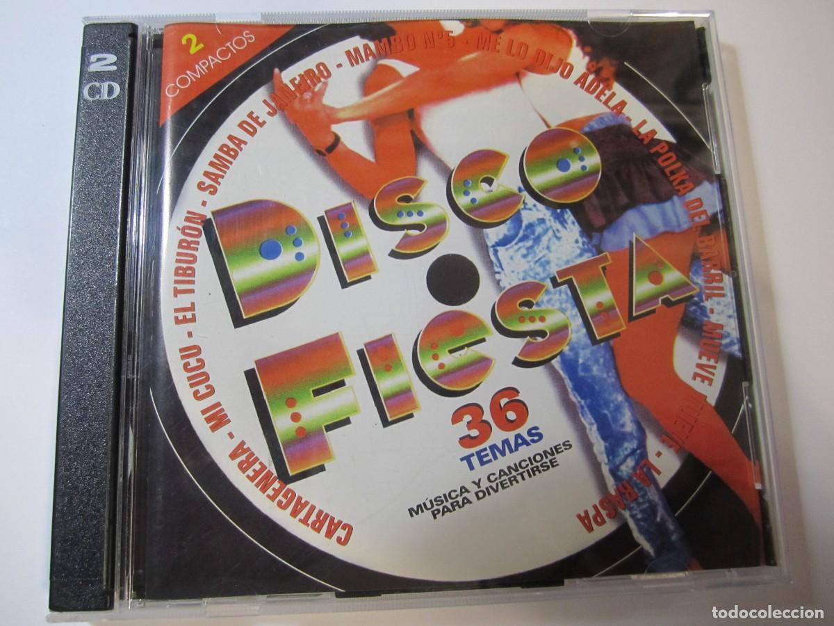 CDs de m&uacute;sica: doble cd disco fiesta 36 temas - Foto 1