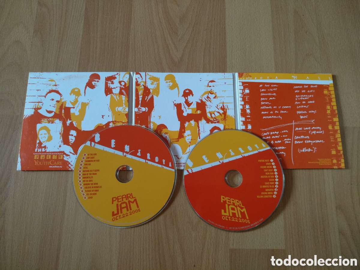 CDs de m&uacute;sica: C01 - CD DIGIPACK. PEARL JAM. PENAROYA HALL. 2003 - Foto 2