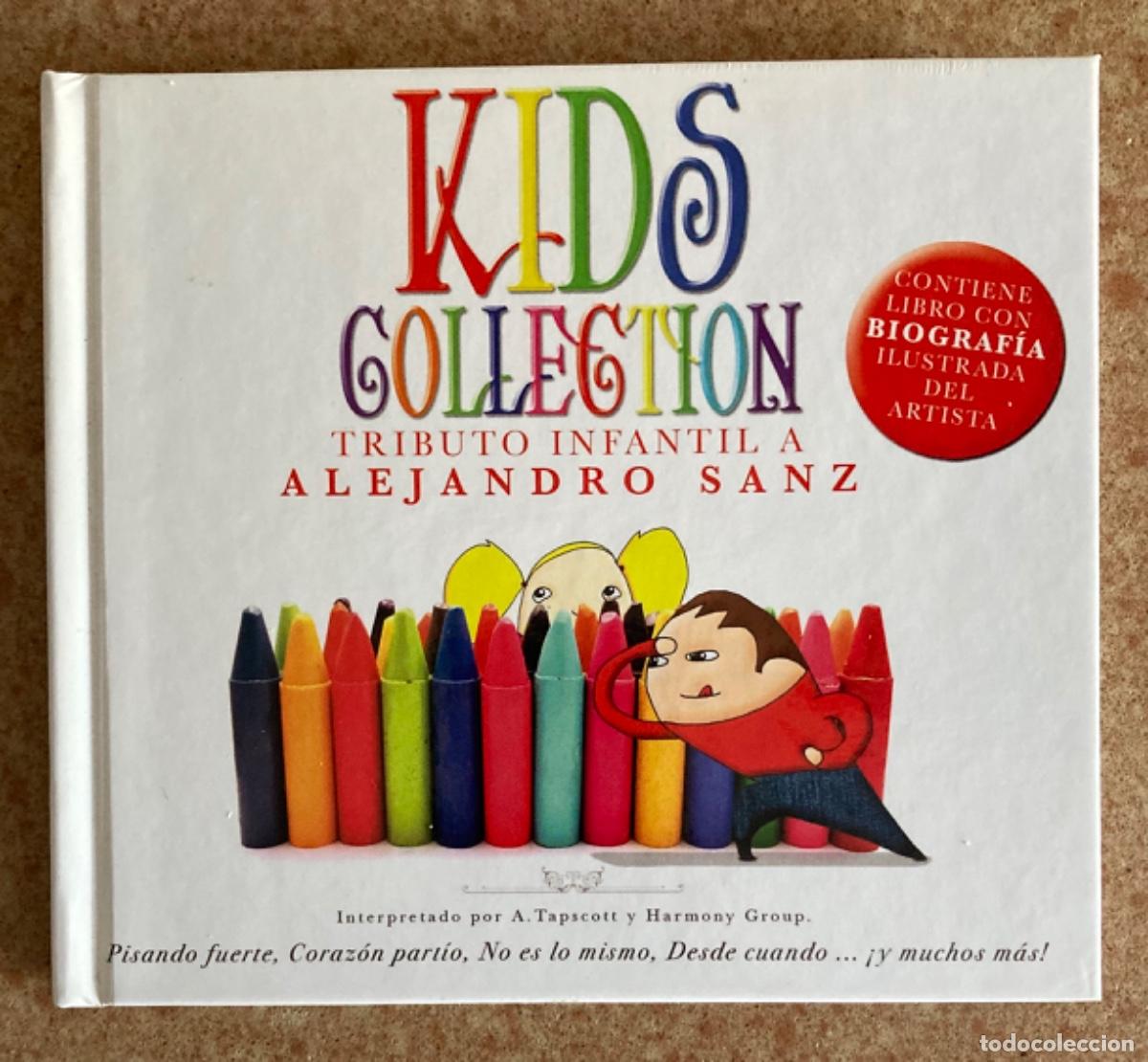 CDs de m&uacute;sica: Tributo infantil a Alejandro Sanz - disco libro - Foto 1