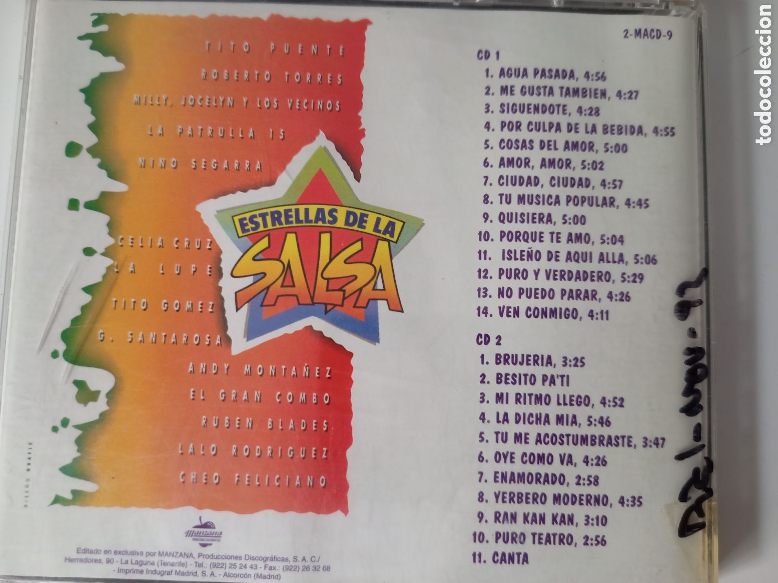 CDs de m&uacute;sica: Estrella de la Salsa 3 - Foto 2