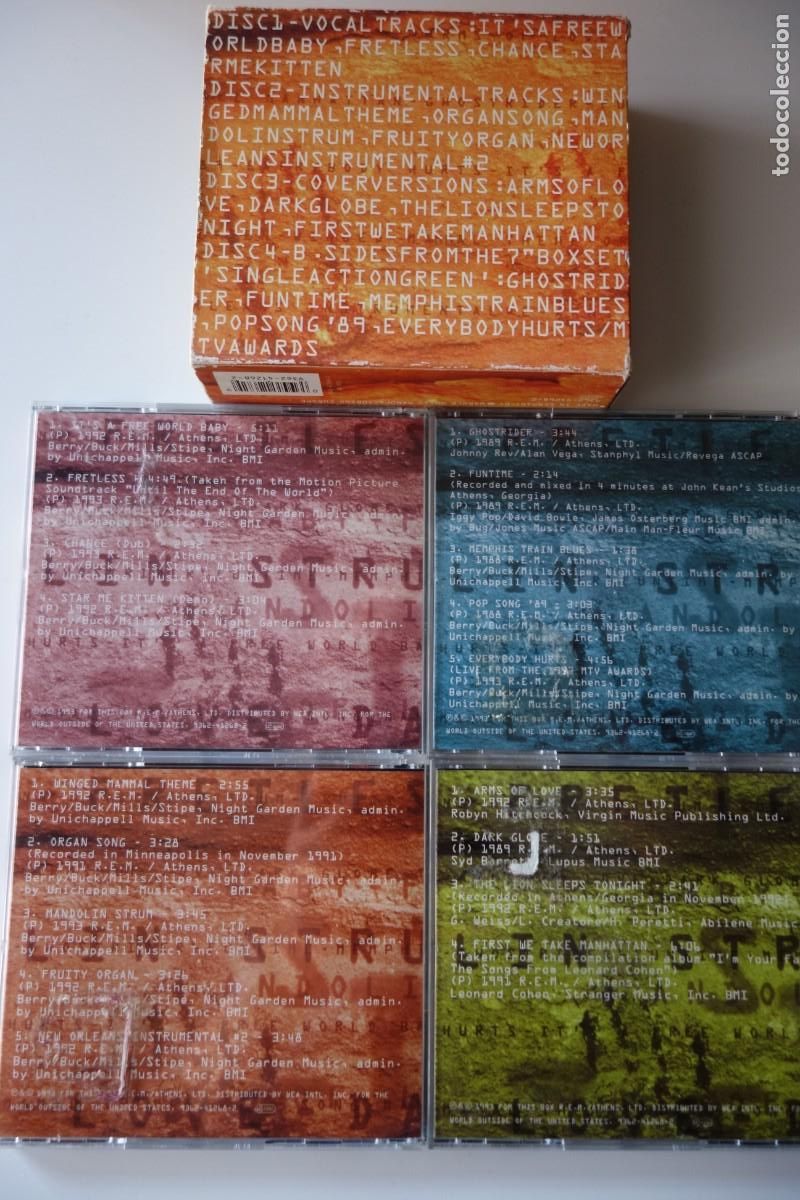 CDs de m&uacute;sica: R.E.M.: The Automatic Box. ED. LIMITADA BOXSET 4 CD SINGLES ORIGINAL UK. 17 TEMAS - Foto 2