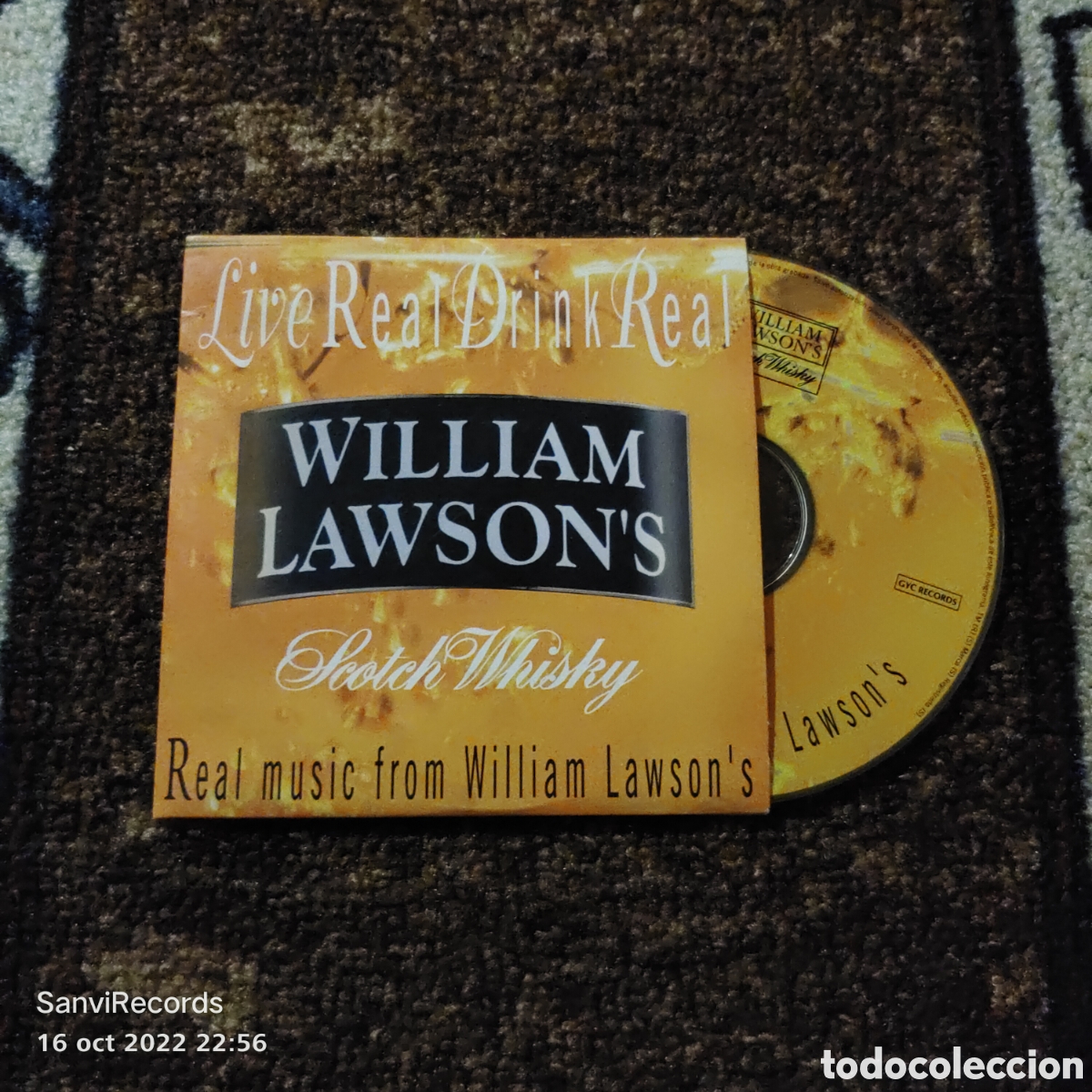 CDs de m&uacute;sica: CD WILLIAM LAWSON'S, LIVE REAL DRINK REAL