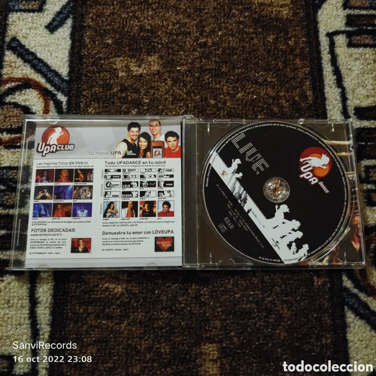 CDs de m&uacute;sica: CD UPA DANCE LIVE - Foto 2