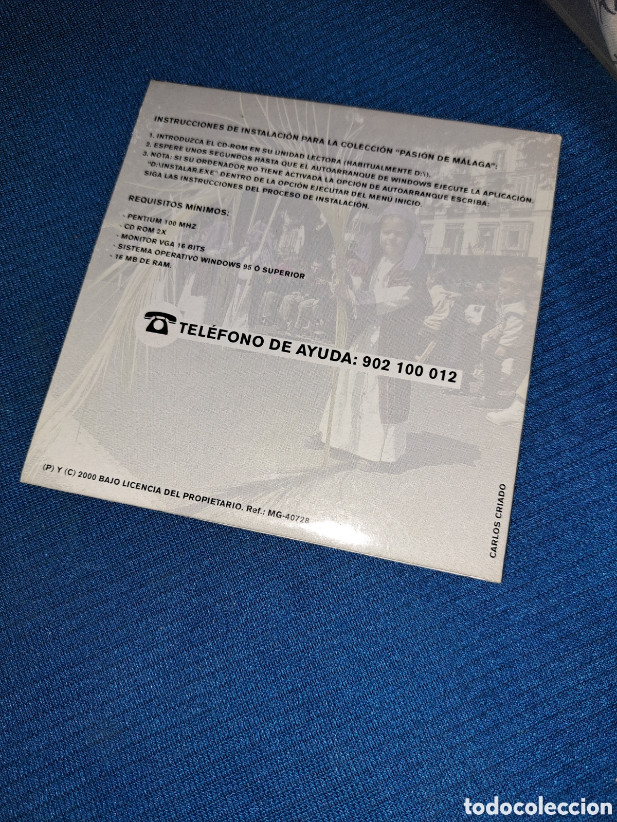 CDs de m&uacute;sica: CD LA PASI&Oacute;N DE M&Aacute;LAGA, DOMINGO DE RAMOS 2000 - Foto 2