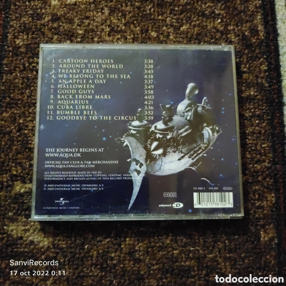 CDs de m&uacute;sica: CD AQUA: AQUARIUS - Foto 3