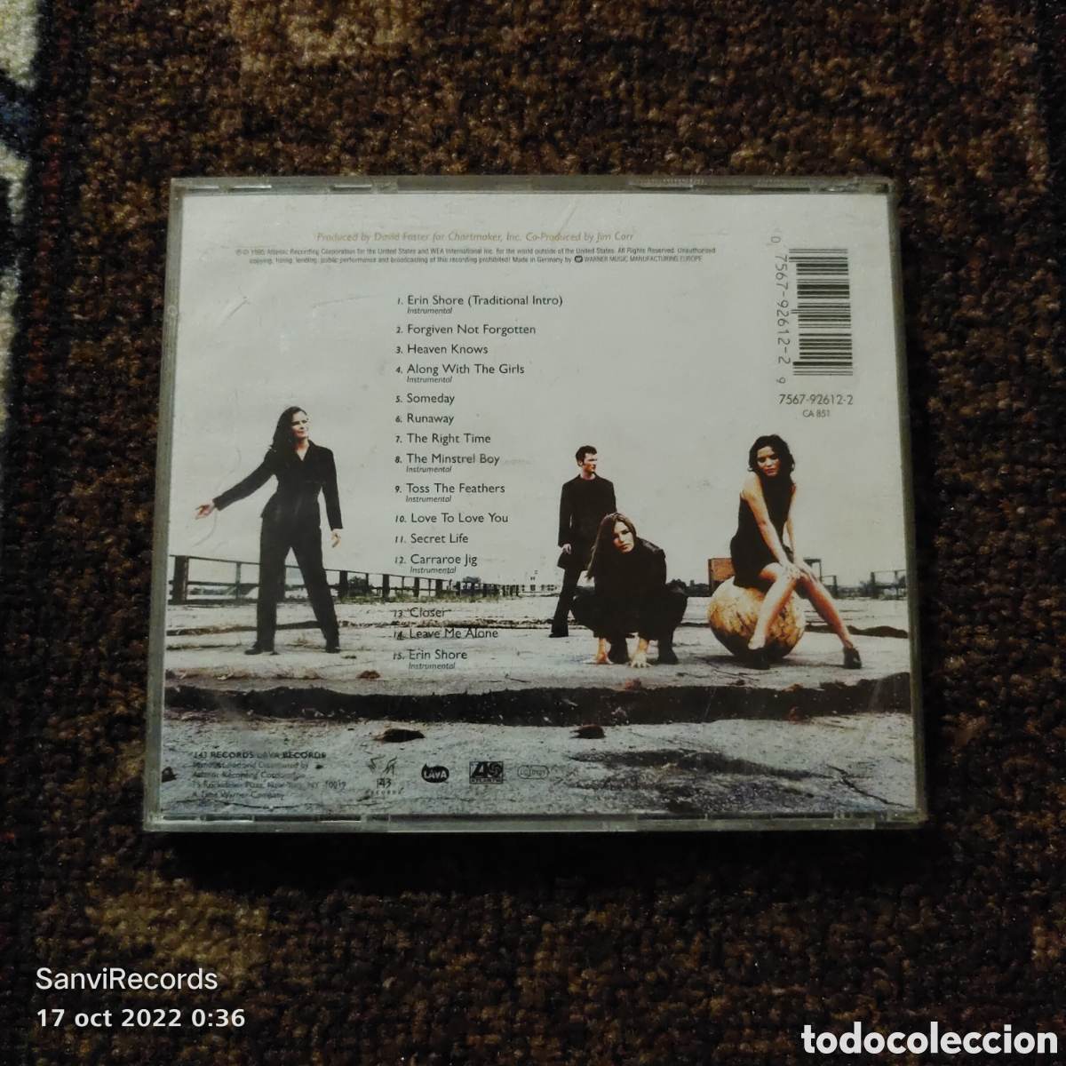 CDs de m&uacute;sica: CD THE CORRS: FORGIVEN, NOT FORGOTTEN - Foto 3