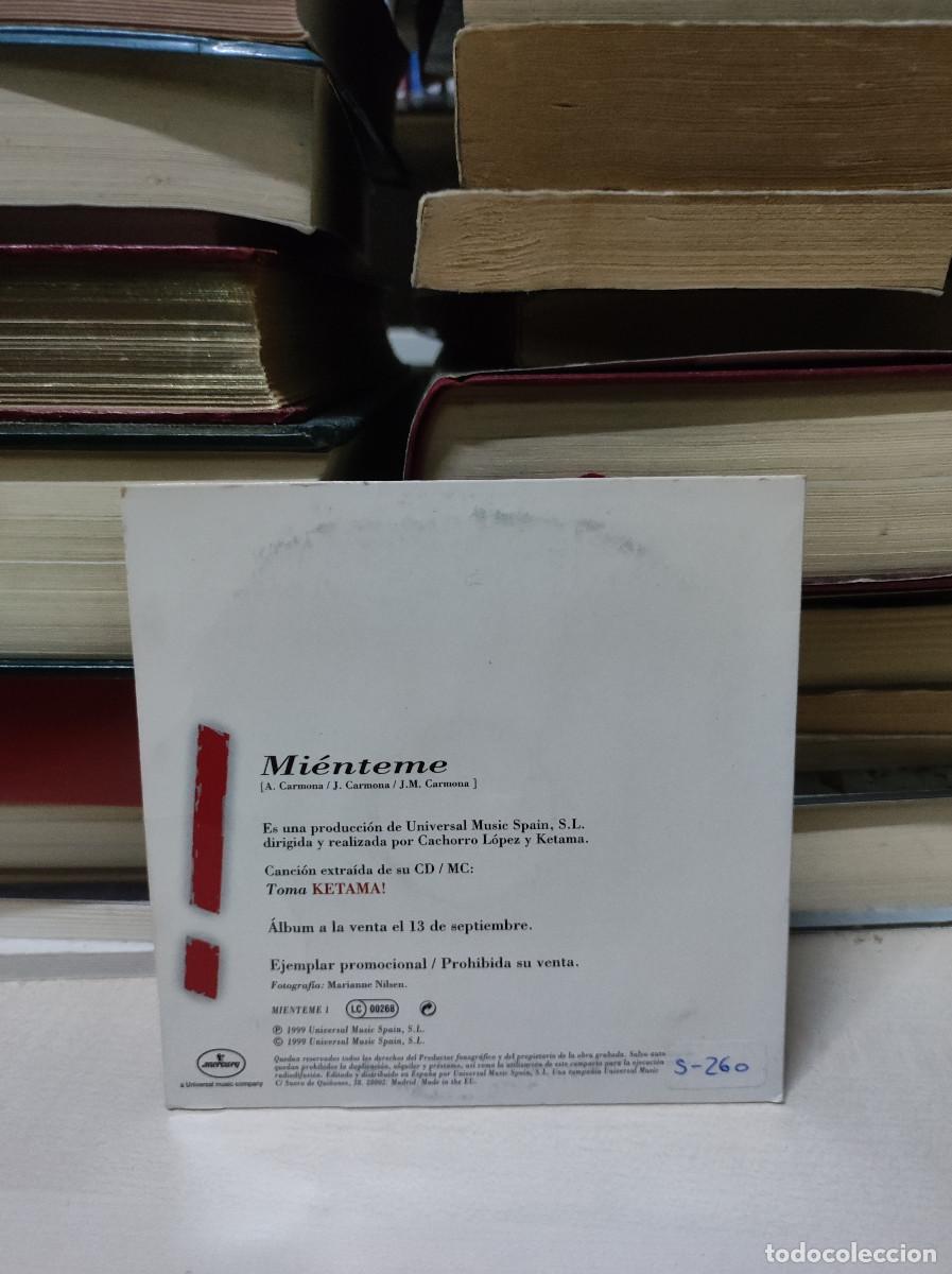 CDs de m&uacute;sica: ketama mienteme - Foto 2
