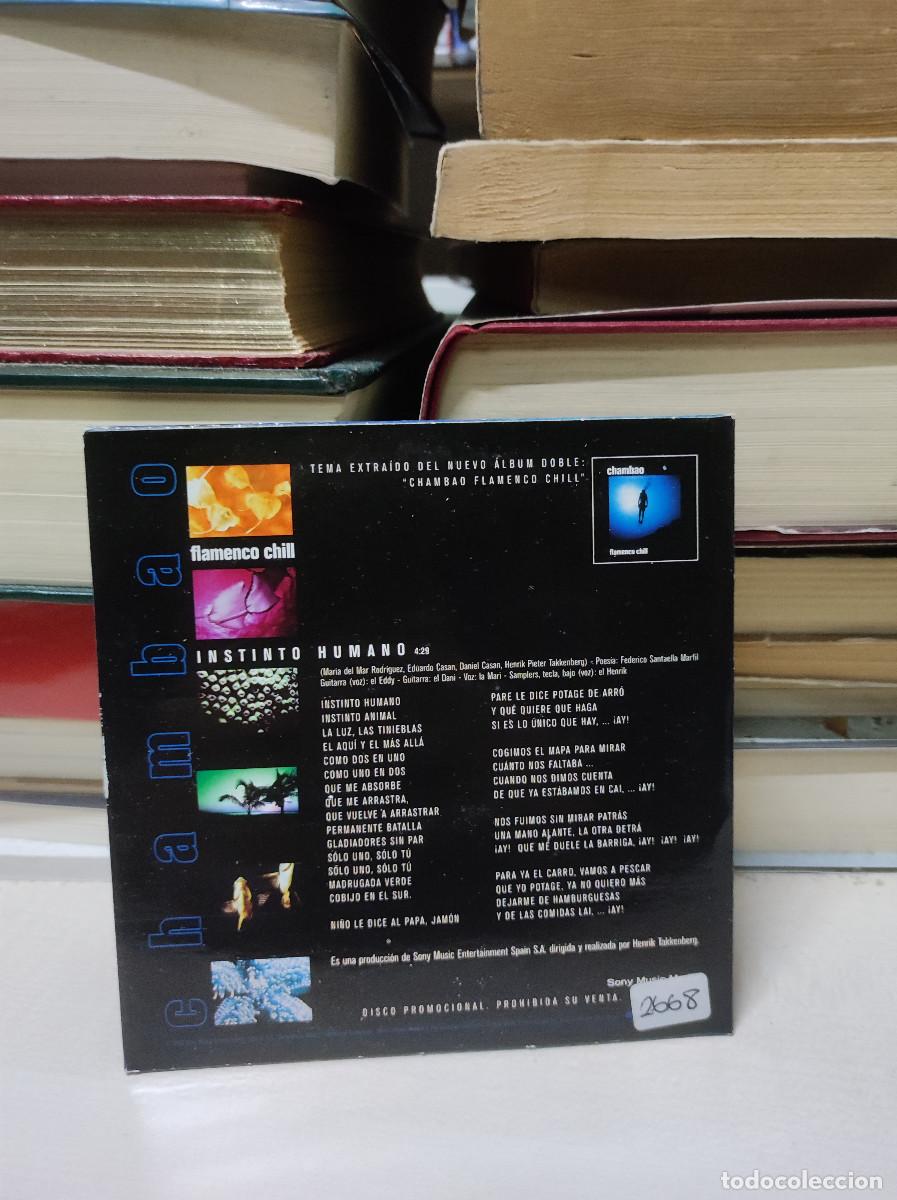 CDs de m&uacute;sica: Chambao &ndash; Instinto Humano - Foto 2