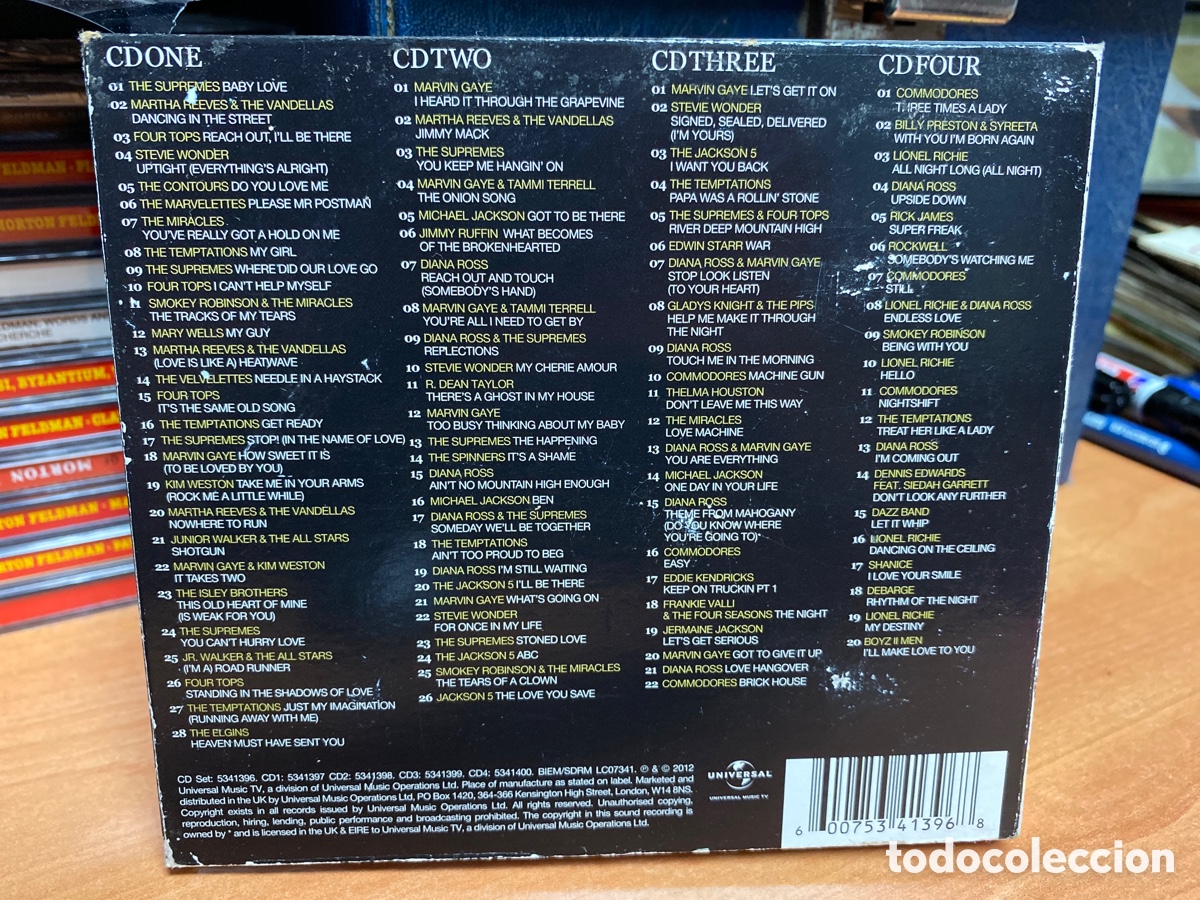 CDs de m&uacute;sica: Various - Motown Anthems (4xCD) - Foto 2