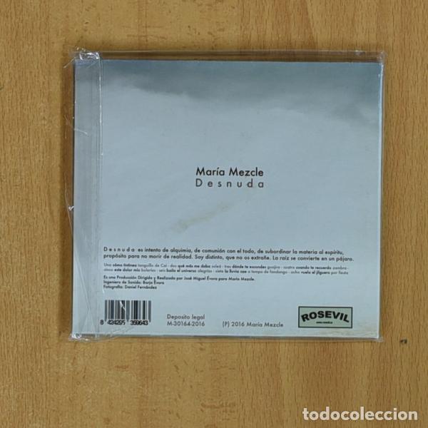 CDs de m&uacute;sica: MARIA MEZCLE - DESNUDA - CD - Foto 2
