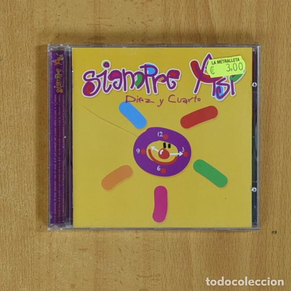 CDs de m&uacute;sica: SIEMPRE ASI - DIEZ Y CUARTO - CD - Foto 1