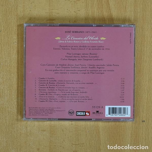 CDs de m&uacute;sica: JOSE SERRANO - LA CANCION DEL OLVIDO - CD - Foto 2