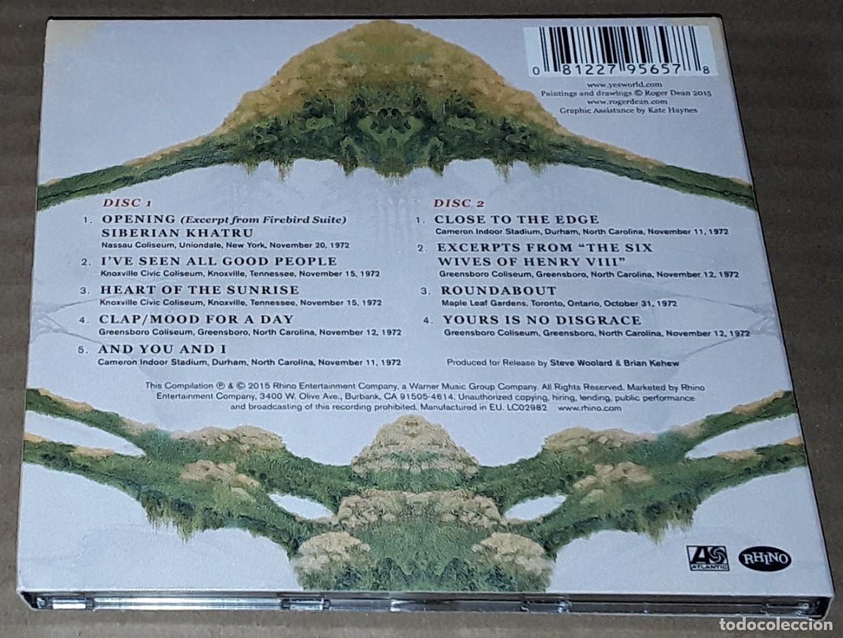 CDs de m&uacute;sica: 2 CD - YES - PROGENY : HIGHLIGHTS FROM SEVENTY - TWO - Foto 3