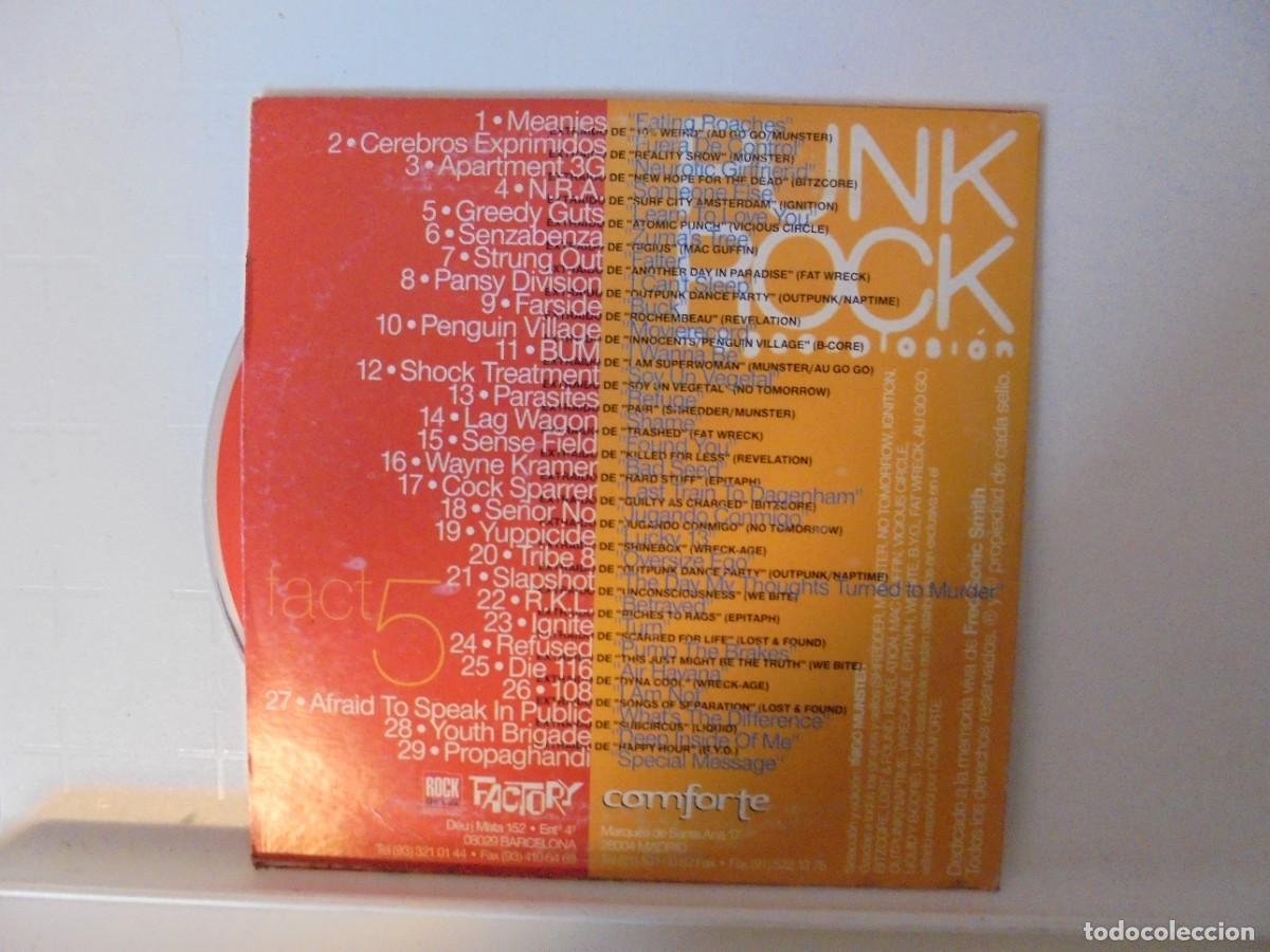 CDs de m&uacute;sica: PUNK ROCK. MEGAEXPLOSION. COMPACTO ESTUCHE DE CARTON. - Foto 2