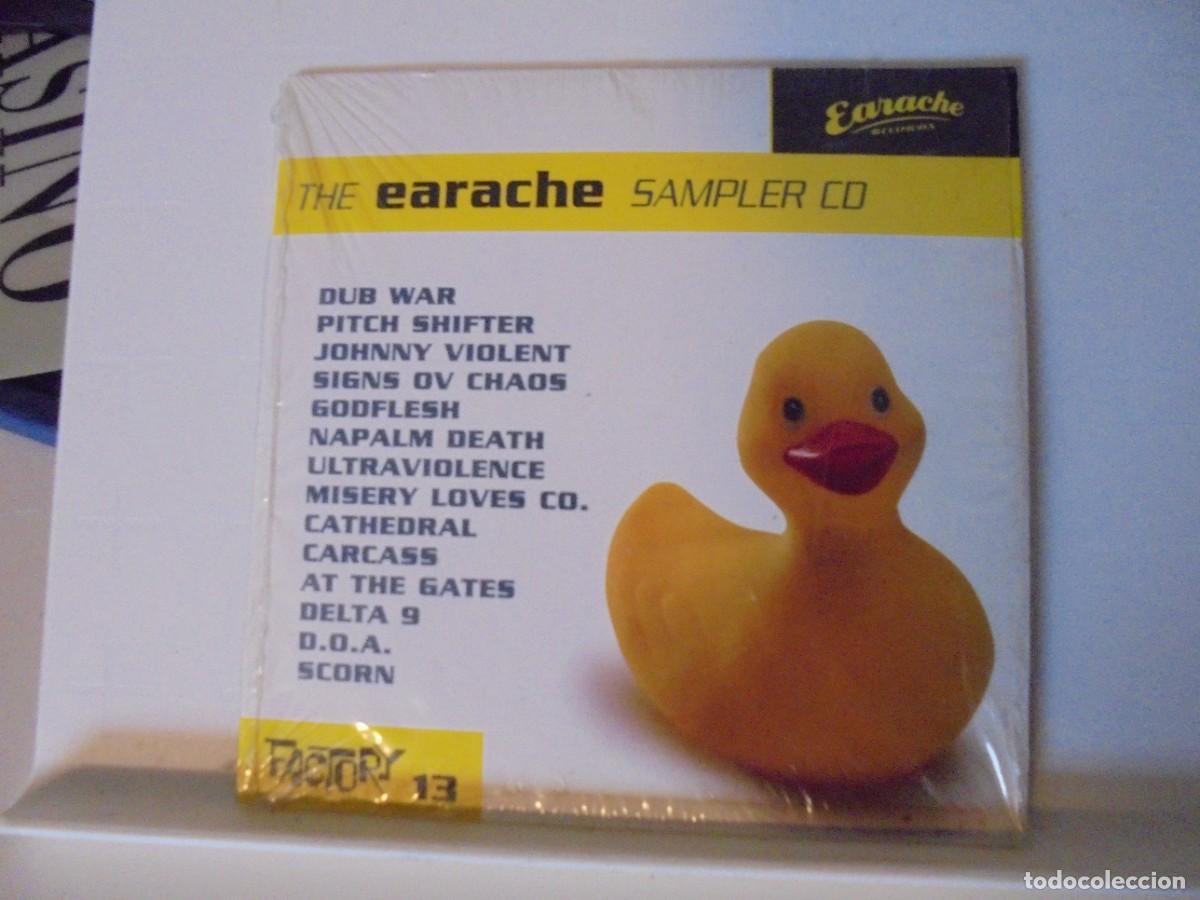 CDs de m&uacute;sica: THE EARACHE SAMPLER CD. COMPACTO ESTUCHE DE CARTON. - Foto 1