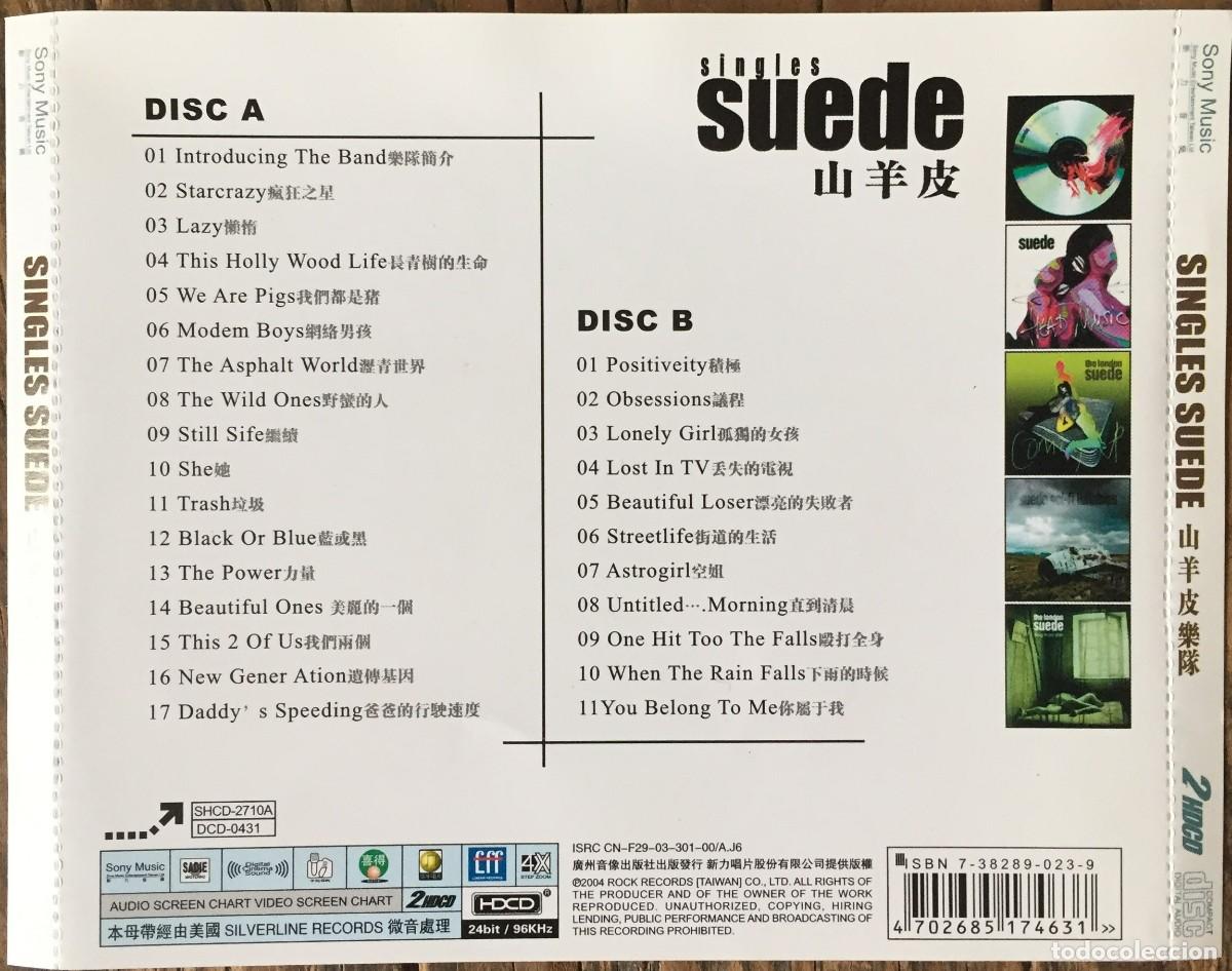CDs de m&uacute;sica: SUEDE - 2 x CD EDICI&Oacute;N CHINA - SINGLES - Foto 5