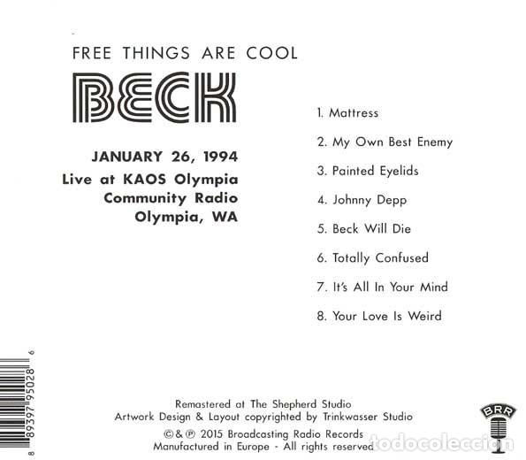 CDs de m&uacute;sica: Beck - Free things are cool (precintado) - Foto 2