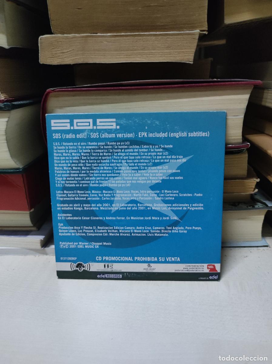 CDs de m&uacute;sica: Macaco &ndash; S.O.S. - Foto 2