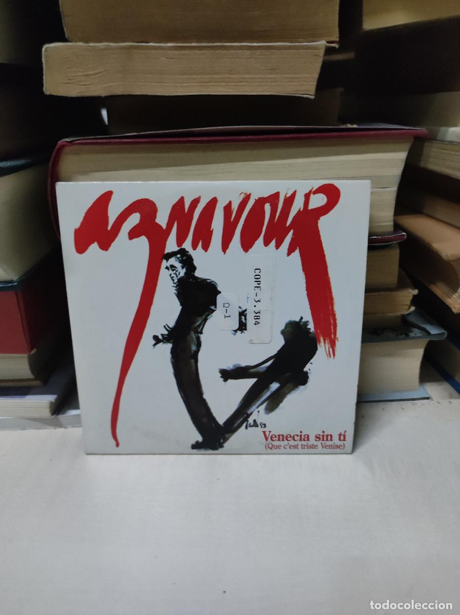 CDs de m&uacute;sica: AZNAVOUR VENECIA SIN TI - Foto 1