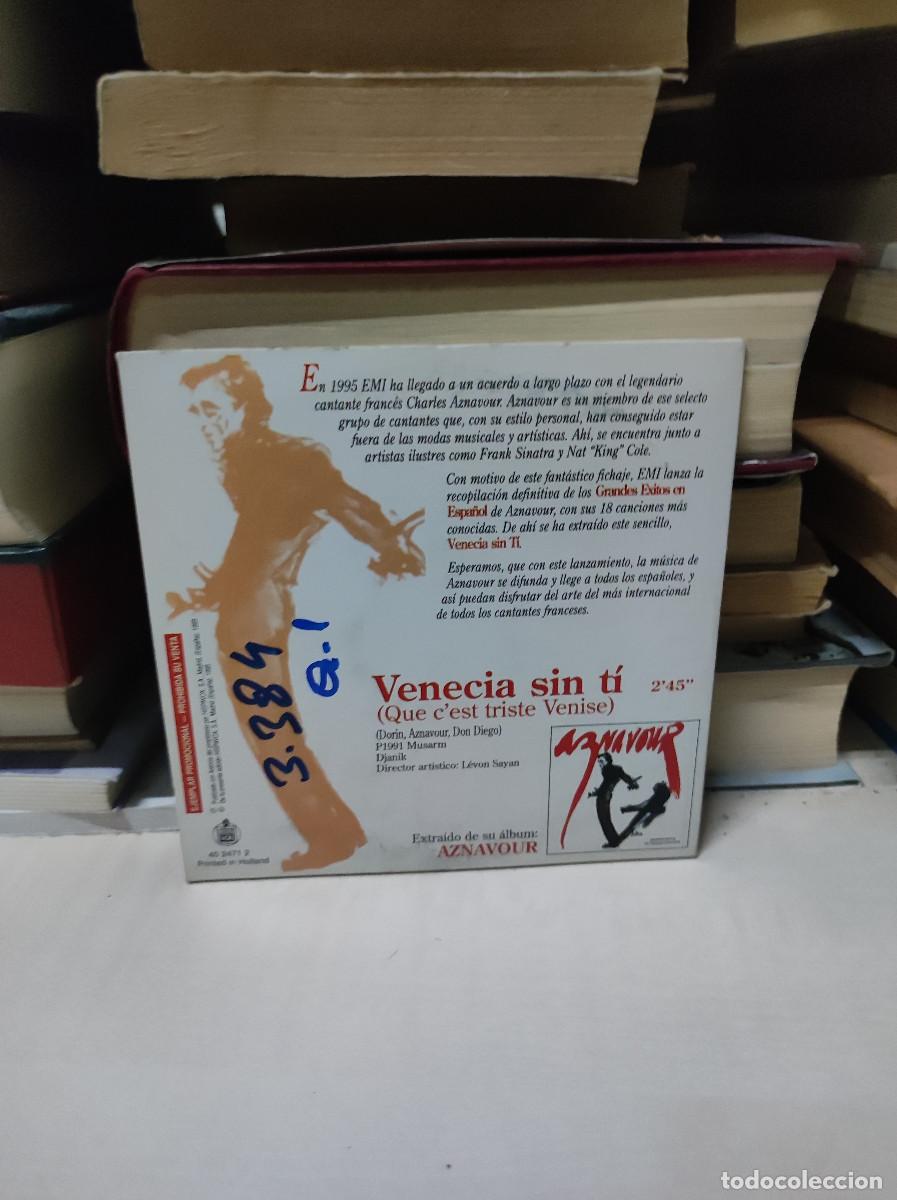 CDs de m&uacute;sica: AZNAVOUR VENECIA SIN TI - Foto 2