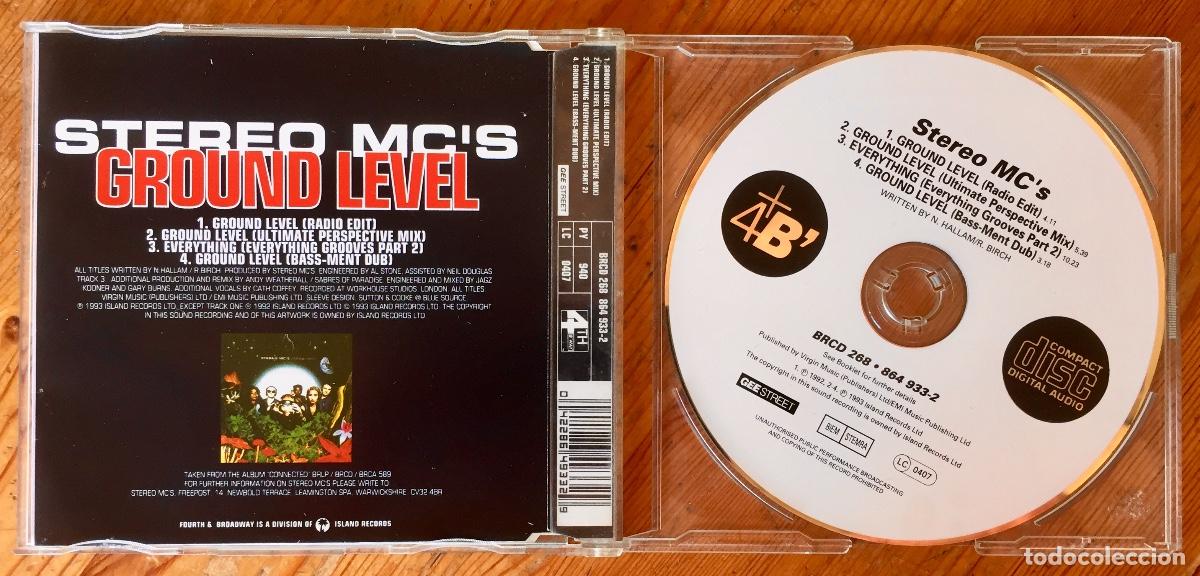 CDs de m&uacute;sica: STEREO MCS : GROUND LEVEL [4th & BROADWAY - UK 1993] CD-single - Foto 3