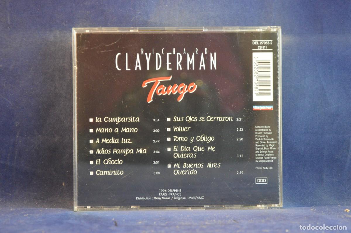CDs de m&uacute;sica: RICHARD CLAYDERMAN - TANGO - CD - Foto 2