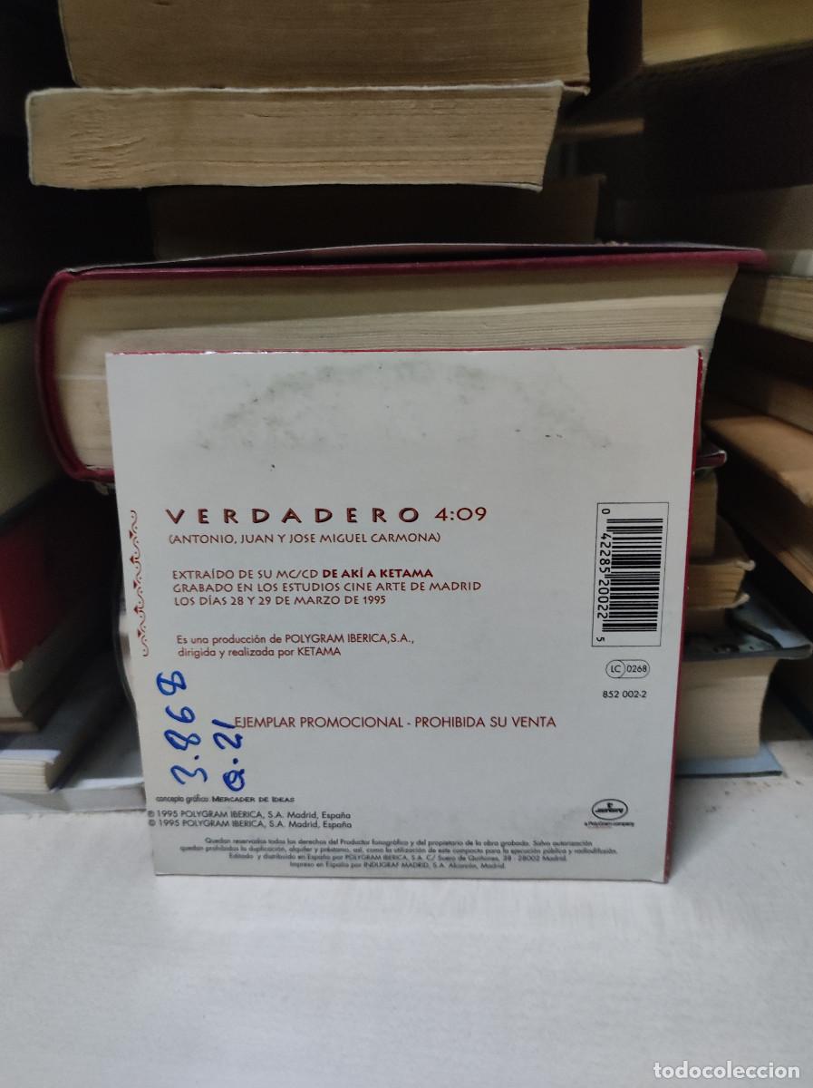 CDs de m&uacute;sica: Ketama &ndash; Verdadero - Foto 2