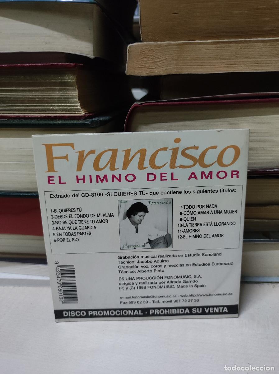 CDs de m&uacute;sica: Francisco &ndash; El Himno Del Amor - Foto 2