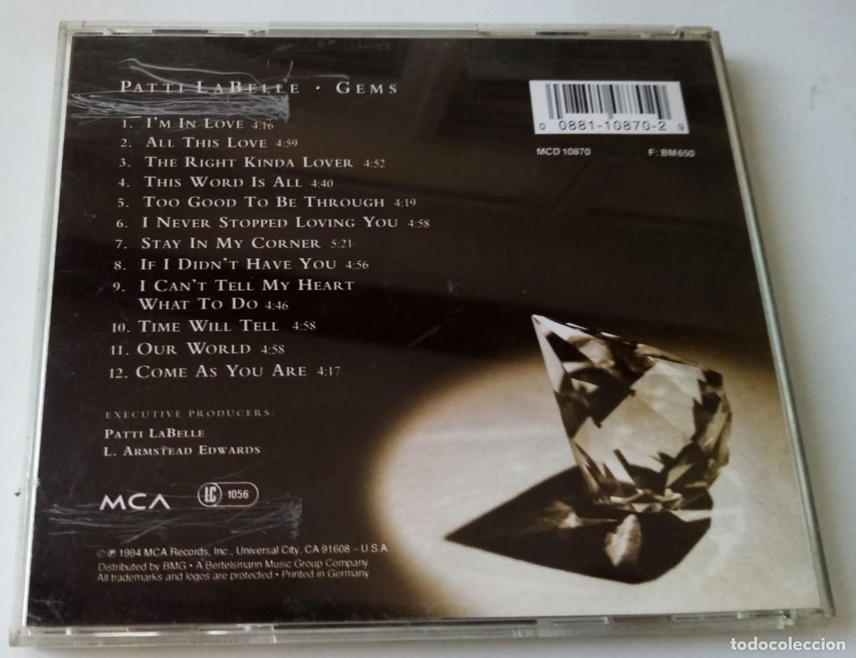 CDs de m&uacute;sica: PATTI LA BELLE - GEMS - Foto 2