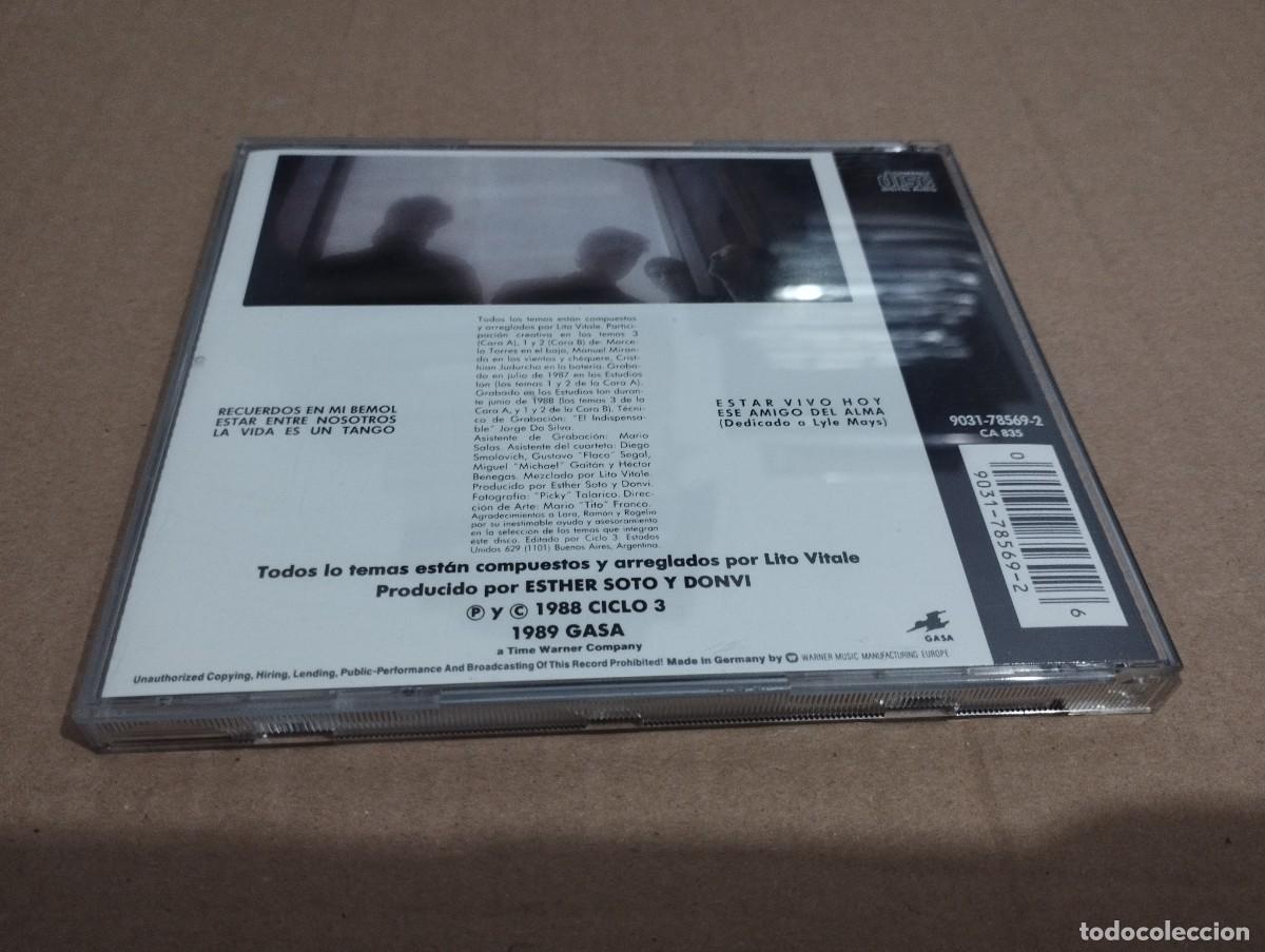 CDs de m&uacute;sica: LITO VITALE CUARTETO. ESE AMIGO DEL ALMA (CD) - Foto 3