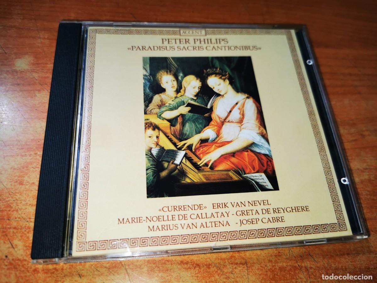 CD de M&uacute;sica: PETER PHILIPS Paradisus sacris cantionibus CD ALBUM DEL A&Ntilde;O 1989 FRANCIA CONTIENE 23 TEMAS